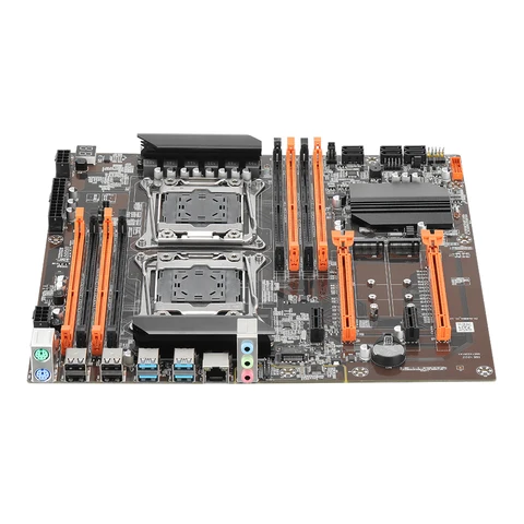 Материнская плата KEYIYOU Dual X99 LGA 2011-3 Поддержка DDR4 2133 МГц комплект памяти M.2 NVME SATA