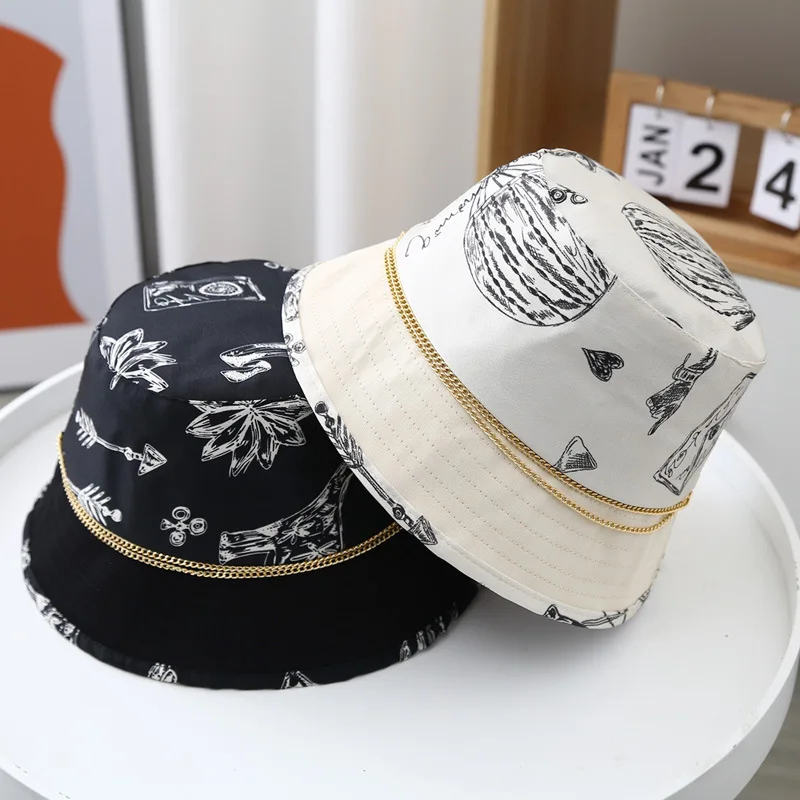 

Design High Sense Fisherman Hat Cotton Net Red Hip Hop Bucket Hat Women Casquette Gorra Bob Chapeau Ladies Outdoor Sunscreen Cap