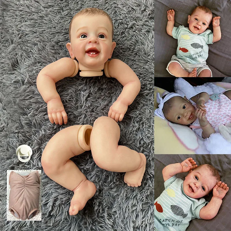 24-дюймовые уже окрашенные комплекты комплект куклы реборн Янник мягкие