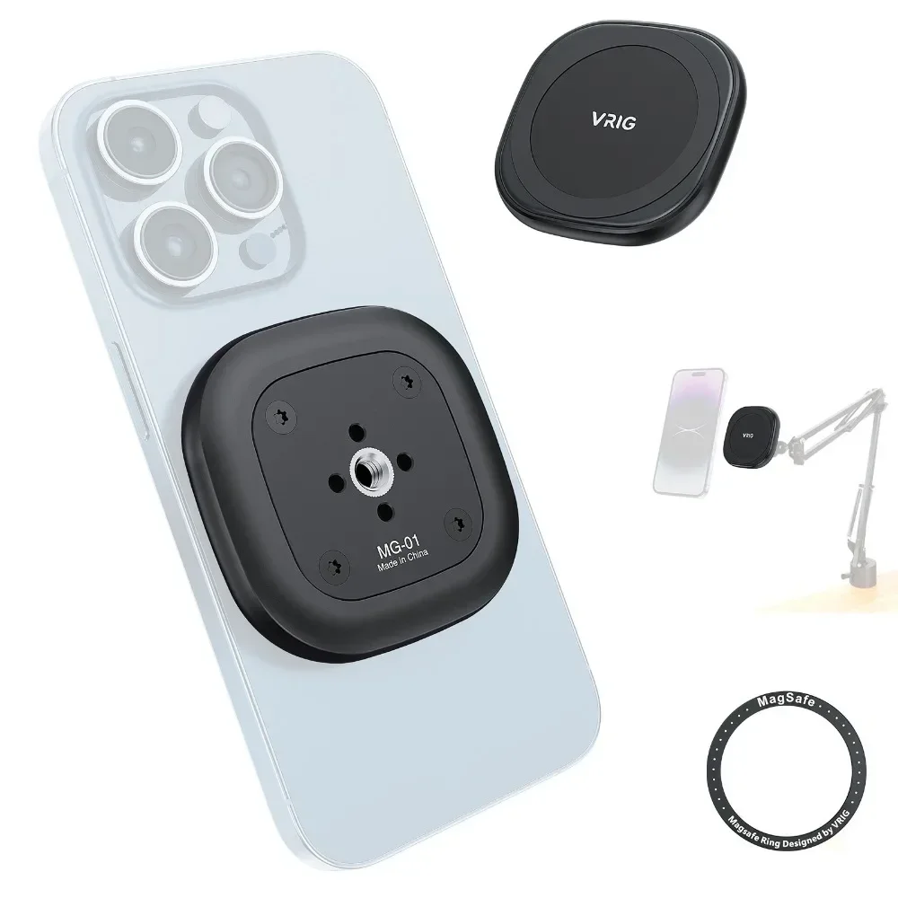 Vrig Mg-01 Сильный магнитный держатель Magsafe для винтового крепления 1/4 Mini 12/12 Pro/12 Pro Max