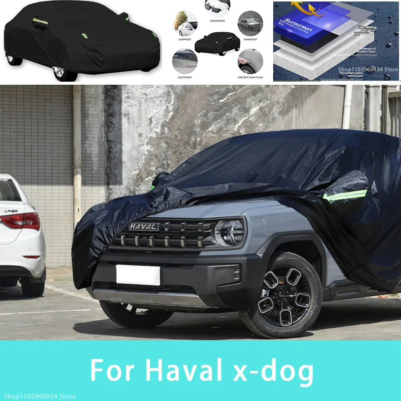 

For Haval x-dog Outdoor Protection Full Car Covers Snow Cover Sunshade Waterproof Dustproof Exterior Car accessories