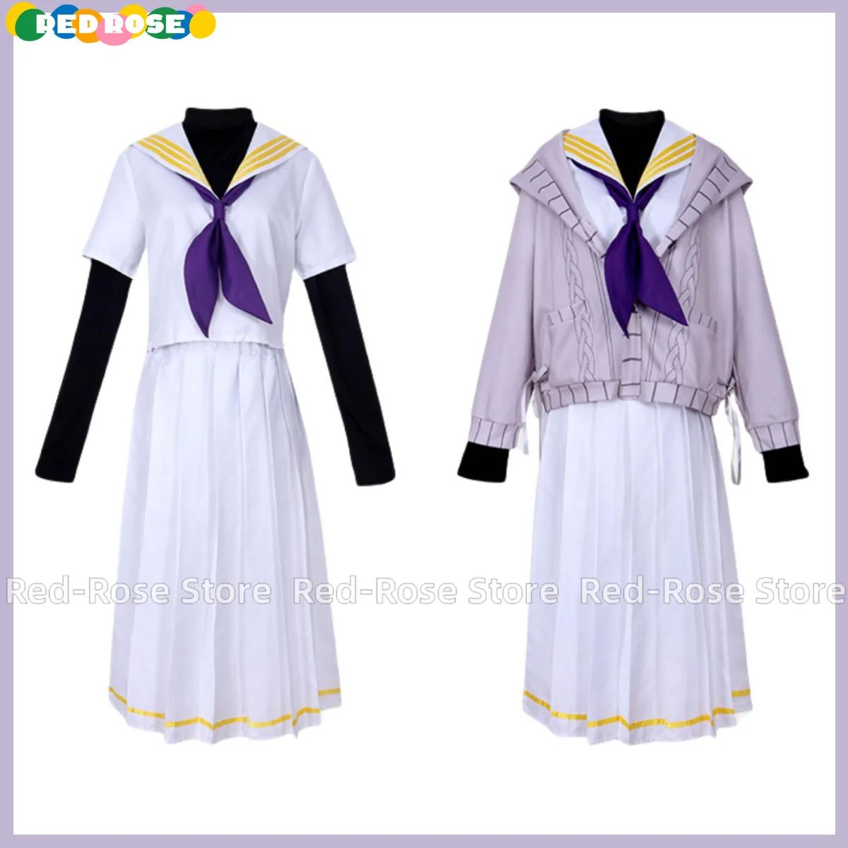 Костюм для косплея Kozeki Ui из аниме игры Синий архив парик с капюшоном пальто JK