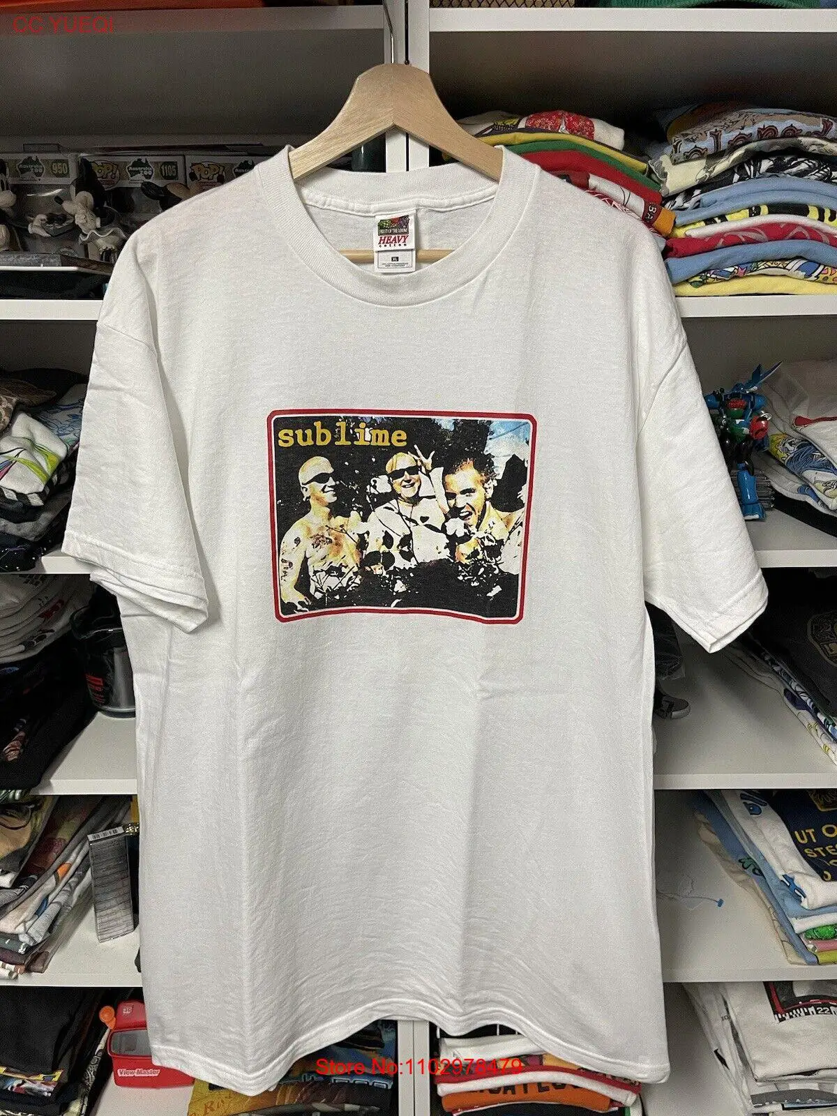 Белая футболка Vtg 90-х SUBLIME Bradley Nowell группа XL