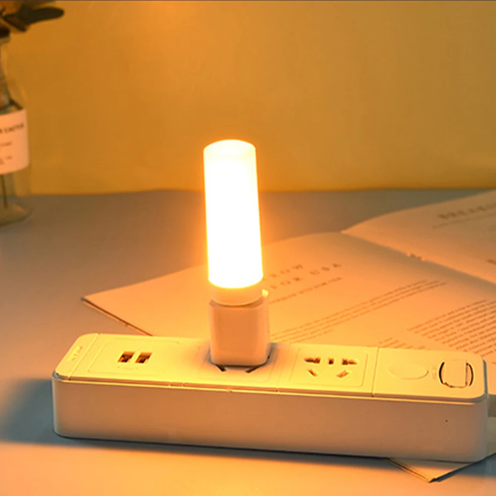 

LED USB Atmosphere Light Flame Flashing Candle Lights Book Lamp for Power Bank Camping Lighting Cigarette Lighter Effect Light