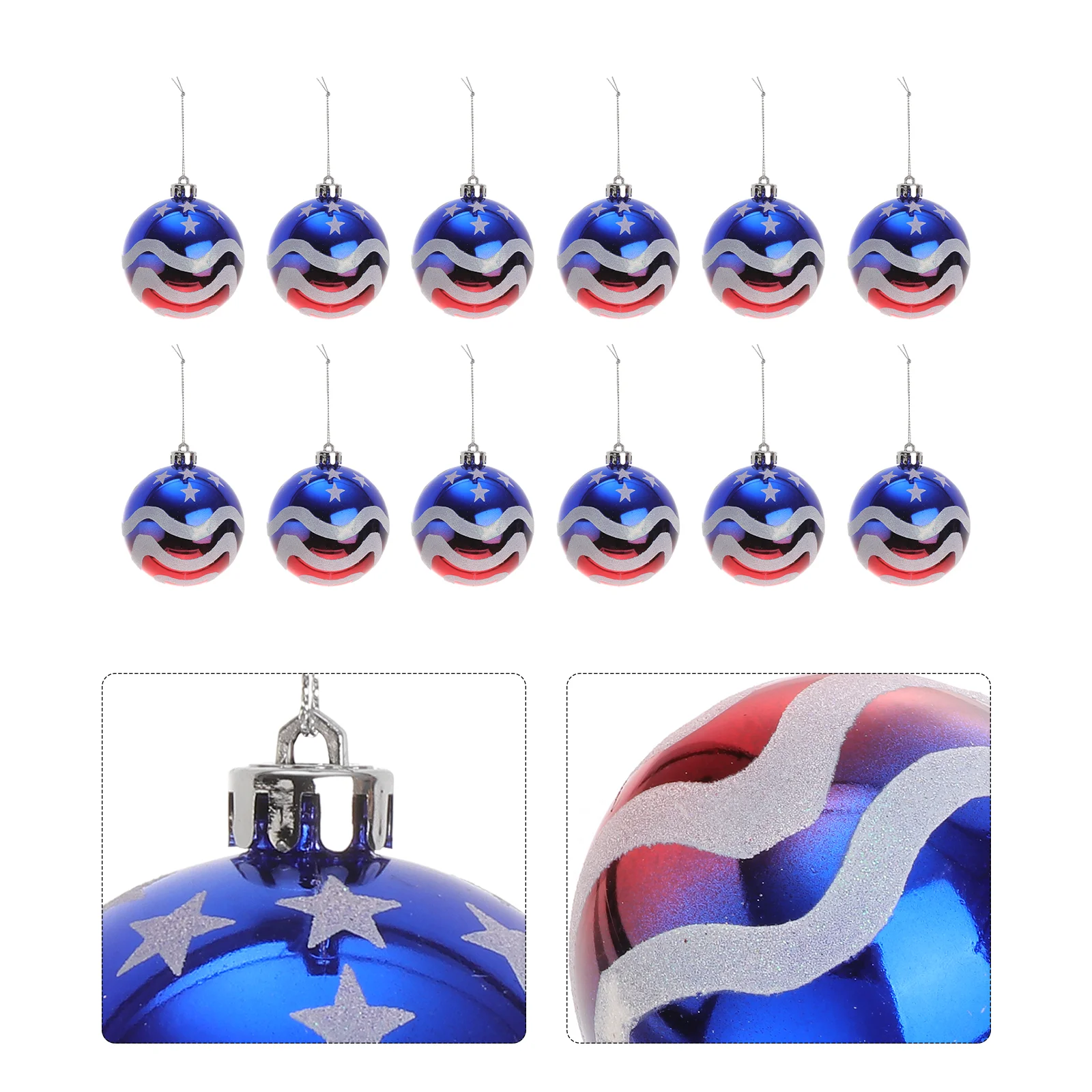 

Украшения на рождественскую елку 4 июля, украшения на День Независимости, подвесные украшения на рождественские шары 4 июля