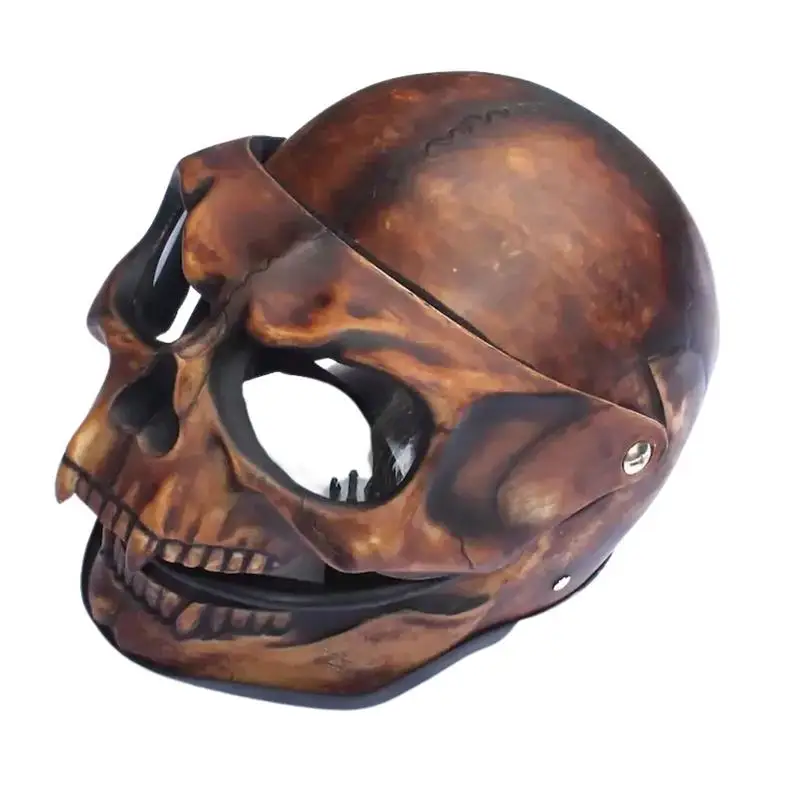 

Ghost Skull Helmets Full Face Skull Helmets Motorcycle With Goggles Motorcycle Enthusiasts Must Have Ghost Head Wall Decoration