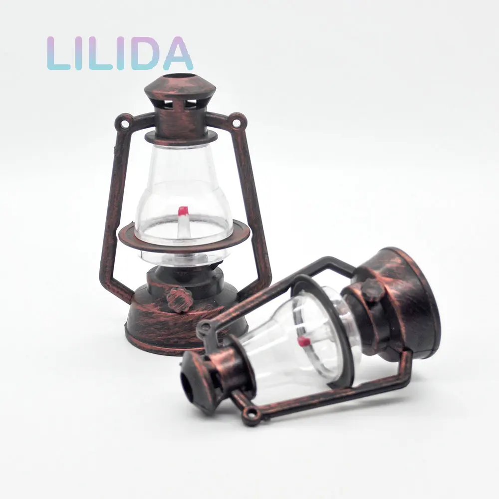 

Многофункциональная миниатюрная масляная лампа, аксессуары для кукольного домика, Рождественская елка, фонарь барона, Рождественское укра...