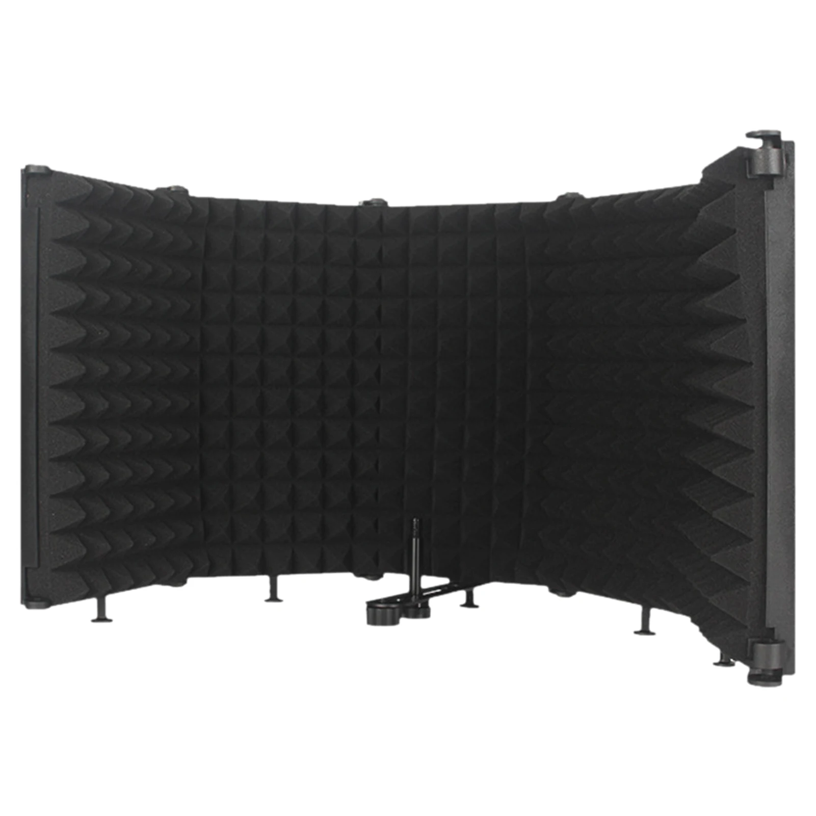 

Adjustable 3/5 Panel Microphone Isolation Shield Foldable Studio Recording Mic Filter Vocal Booth For Recording Broadcast