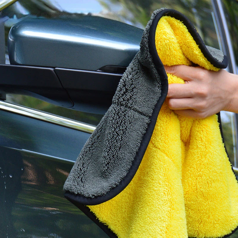 

Wash Accessories 30*30cm Car Wash Microfiber Towel Super Absorbent Auto Care Drying Hemming Towels Auto Cleaning Cloth Towel