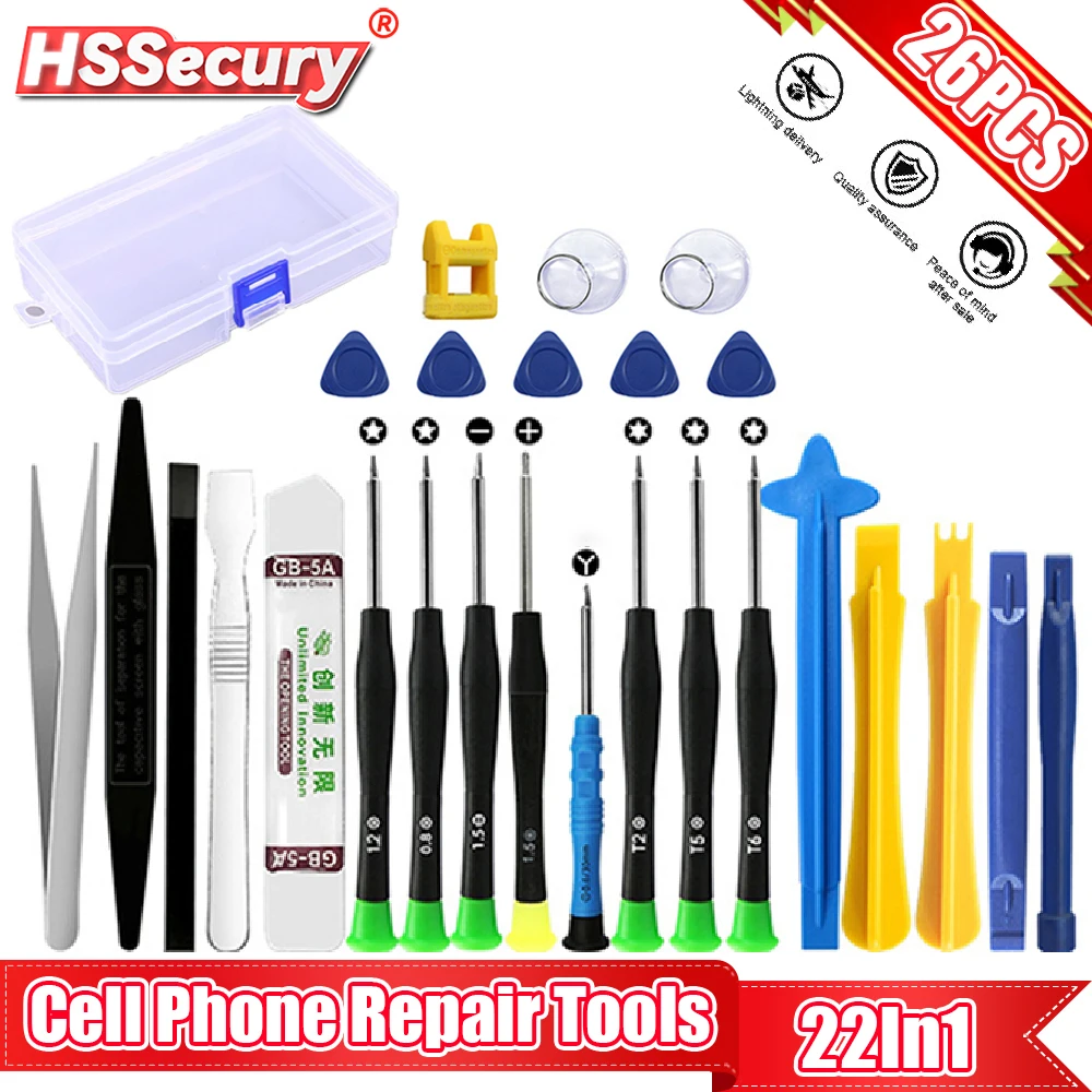 22 in 1 Mobile Phone Repair Tools Pry Opening Screwdriver Se