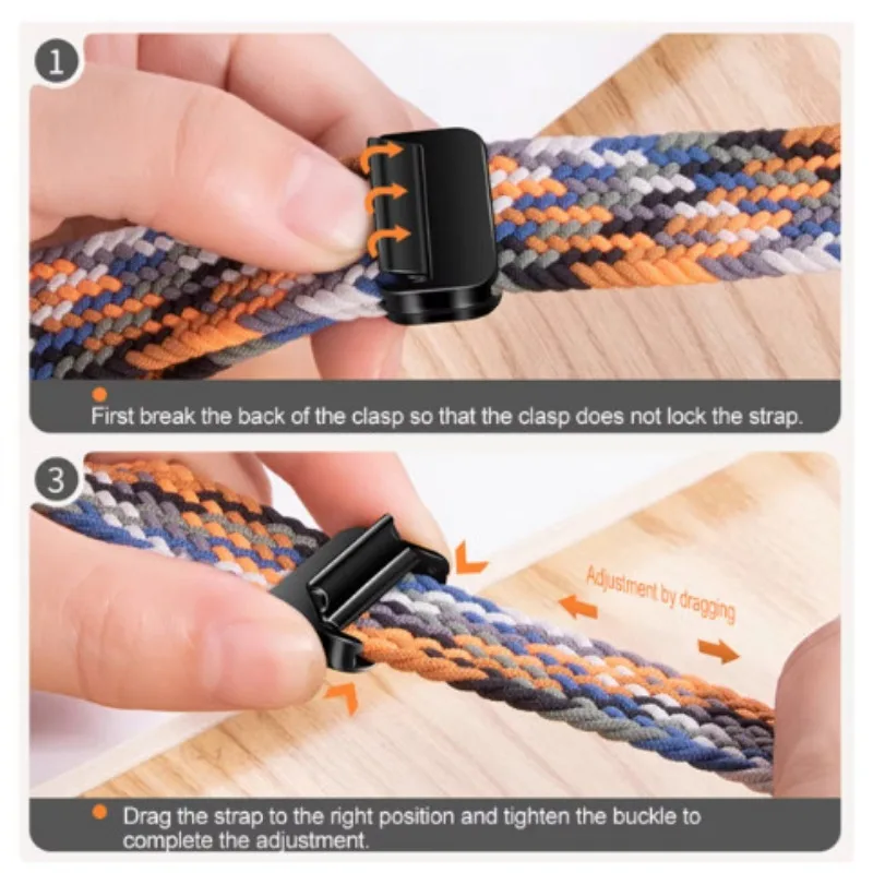 Фото Нейлоновый плетеный ремешок с магнитной застежкой для Huami Amazfit GTR Mini GTR3 GTR4 Pro 42 мм 47 мм Bip5 GTR2 GTR2E 2 3 4 №5