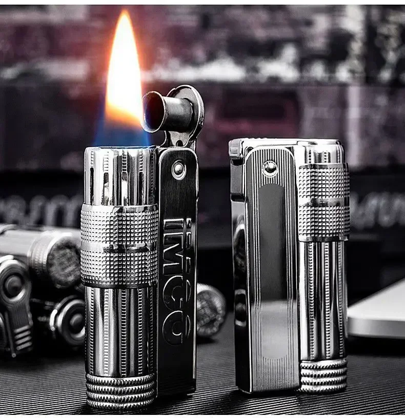 Фото Винтажная оригинальная металлическая зажигалка IMCO 6700, австрийская серия зажигалки с шлифовальным кругом и коробкой №4