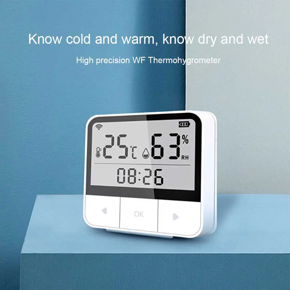 

Офисный умный термометр с Wi-Fi, измеритель температуры и влажности