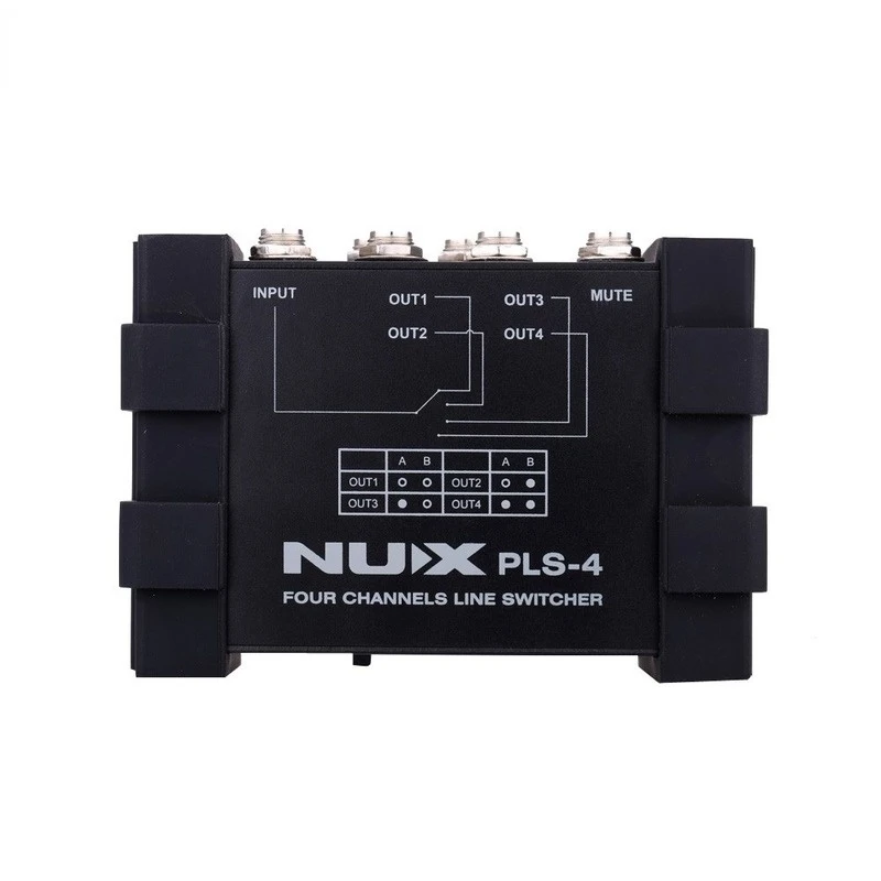 

NUX PLS-4 четырехканальный линейный коммутатор переключатель 6 устройств с более чем 128 предустановок