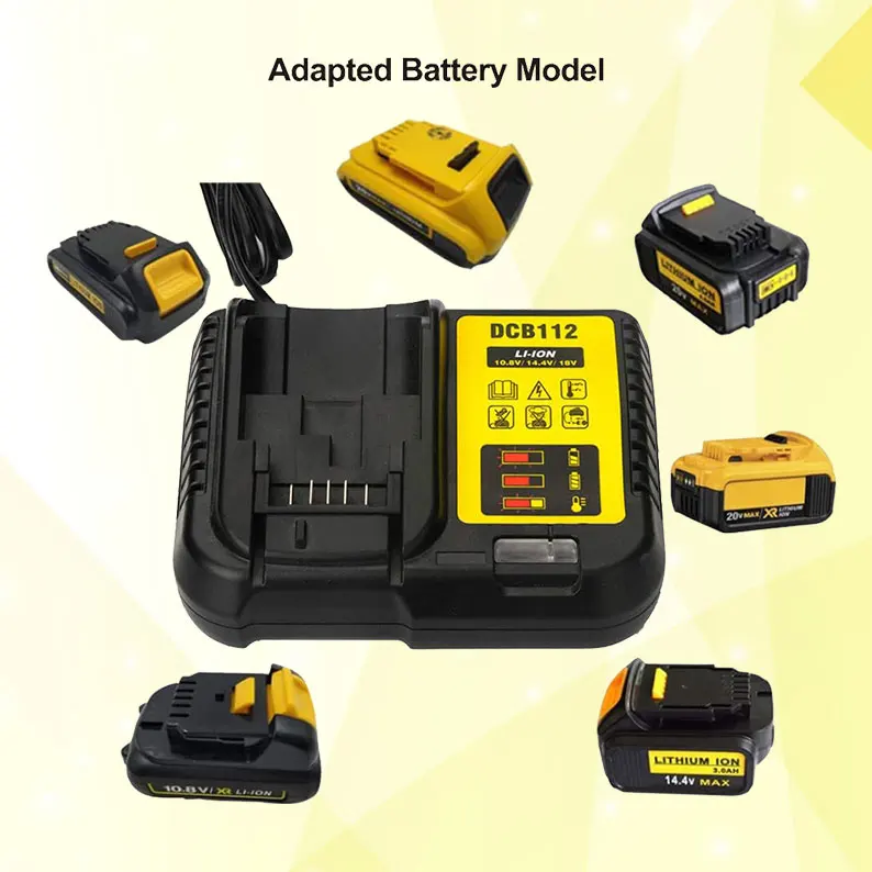 

Replace lithium ion battery charger, 12 V, 14.4V, 18V, for lithium battery, dcb112, the most favorable price