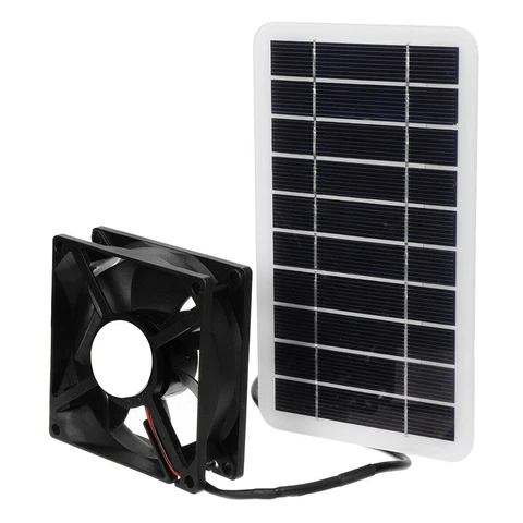 Солнечные батареи вентилятор 5В 30Вт солнечные батареи зарядная панель солнечный вентилятор курятник вентилятор