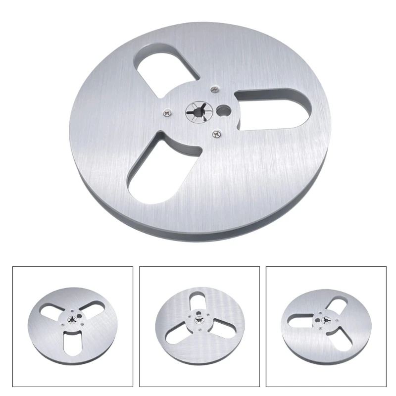 Professional-Grade 7-Inch Blank Tape Reel - Perfect Tape Roll 3-Hole 7