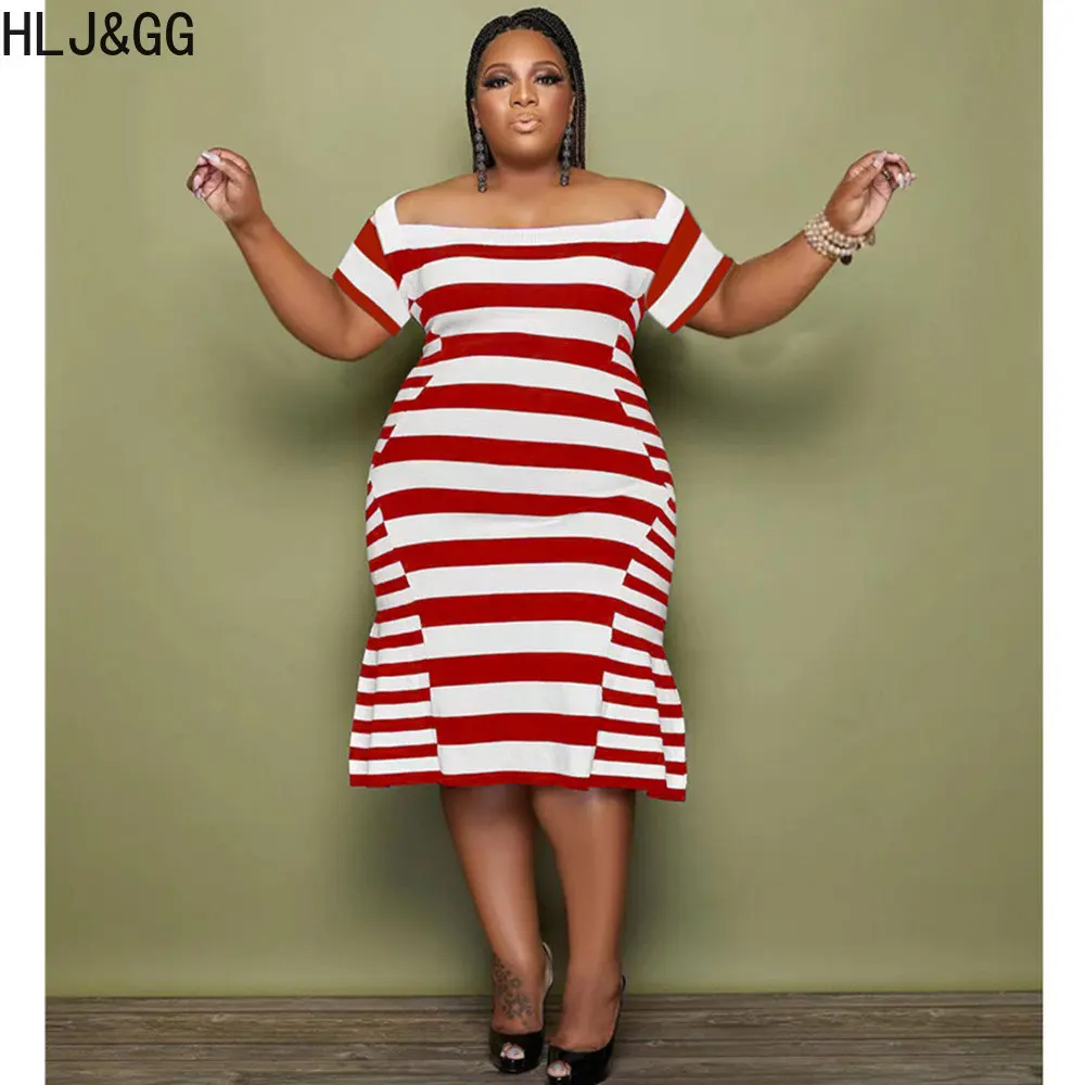 Рисунок 3 - Женское платье в полоску HLJ & GG