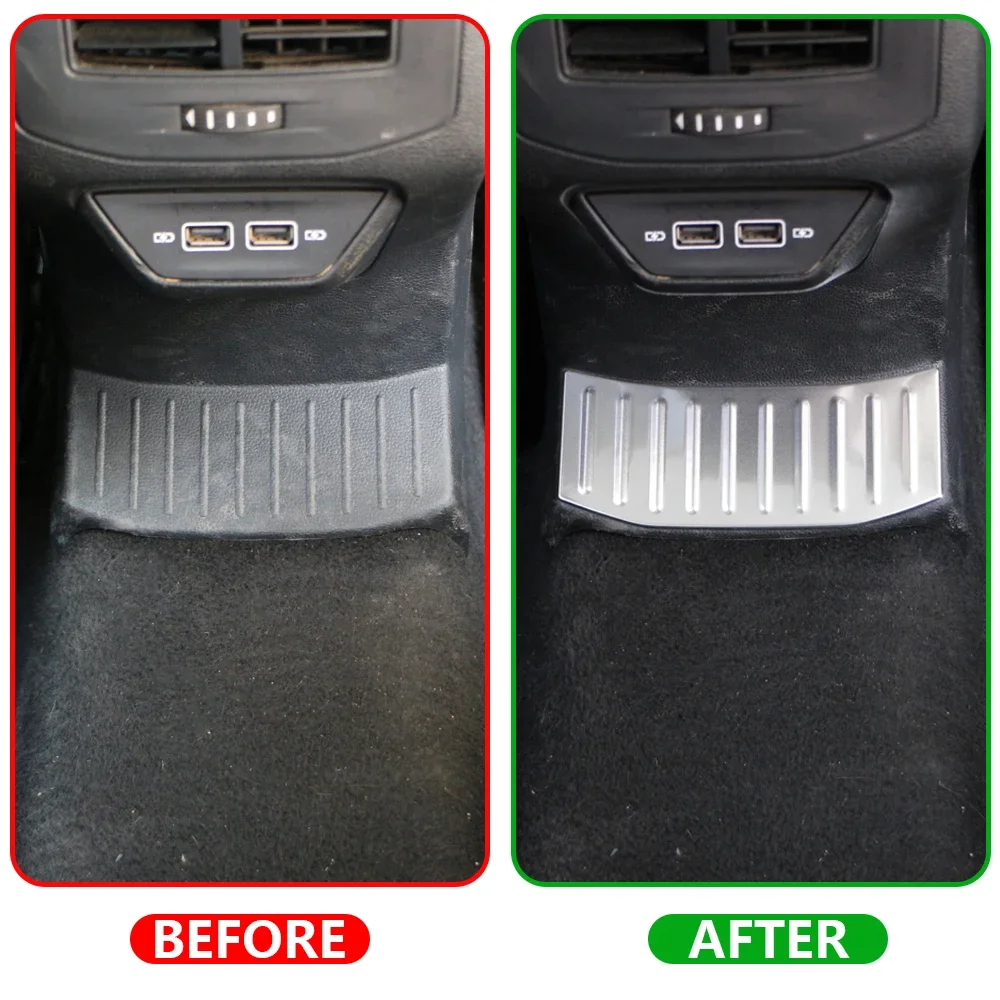 

Задний Подлокотник Из Нержавеющей Стали Для Volkswagen VW T-Roc 2018-2023, Противоударная Накладка На Педаль, Наклейка