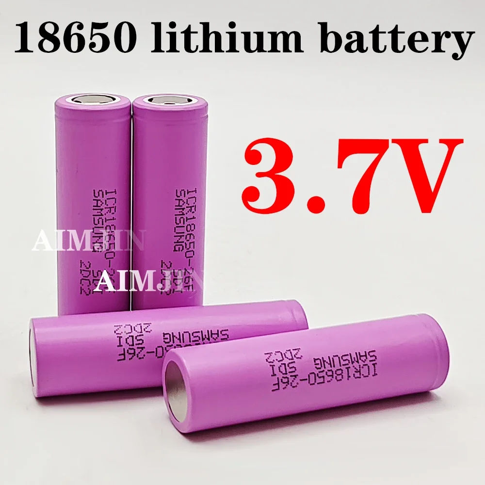 18650 2000 мАч 25 А разряд ICR18650 26F литий-ионная аккумуляторная батарея 3 7 В аккумулятор