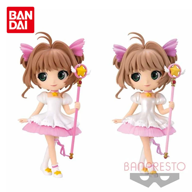 

Bandai Original Q Posket Cardcaptor Sakura Anime Figure KINOMOTO SAKURA Kawaii Cute Action Figure Toys for Kids Children Gifts