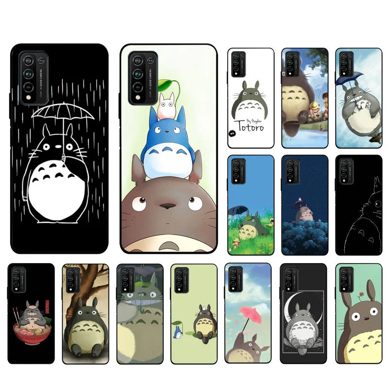 

Cute Totoro Anime Phone Case for Huawei Honor 50 10X Lite 20 7A 7C 8X 9X Pro 9A 8A 8S 9S 10i 20S 20lite 7X 10 lite