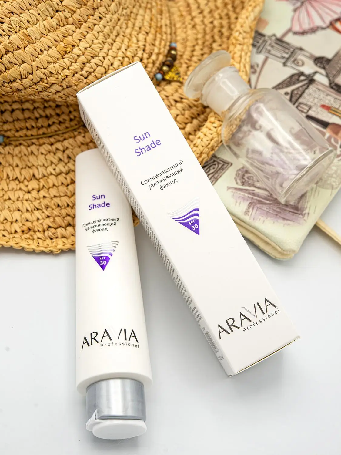 Флюид увлажняющий солнцезащитный SPF-30 Sun Shade 100 мл ARAVIA Professional |