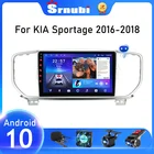 Автомобильный радиоприемник Srnubi, Android 10, автомобильный мультимедийный видеоплеер 2 din, GPS, динамик, MP5, DVD, для KIA Sportage 4, KX5, 2016, 2017