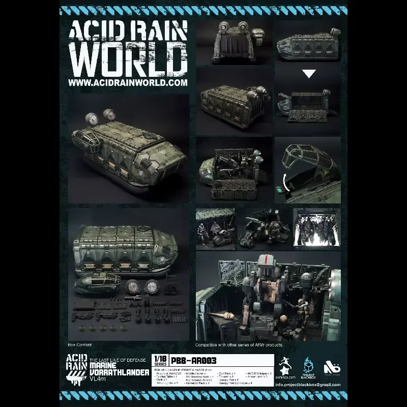 Предзаказ: Новая модель Acid Rain War PBB-AR002 Sea-Land Wing Stream 003 — амфибийный десантный катер, масштаб 118, подвижная коллекционная модель (art.: 3920dbbc2bf38) - 3920dbbc2bf38