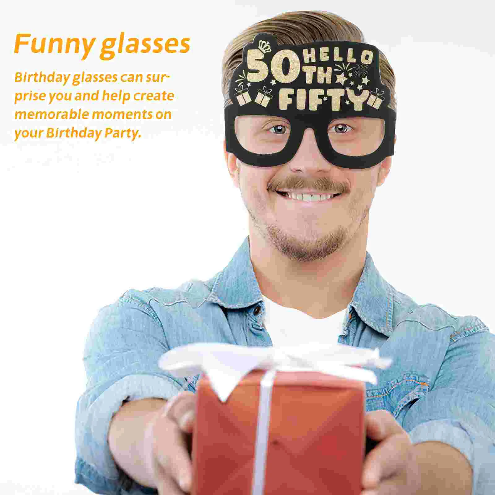 12 шт. украшения для очков на день рождения оправа подарков комплект украшений