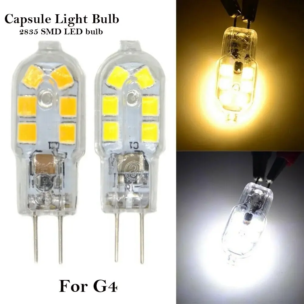 

Hot Halogen Lamp 12V For G4 Capsule Light Bulb G4 LED Bulb 2835 AC DC 3W