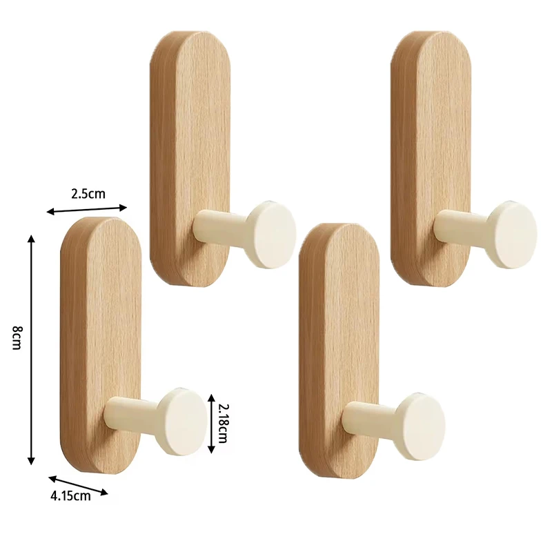 Деревянные самоклеящиеся крючки