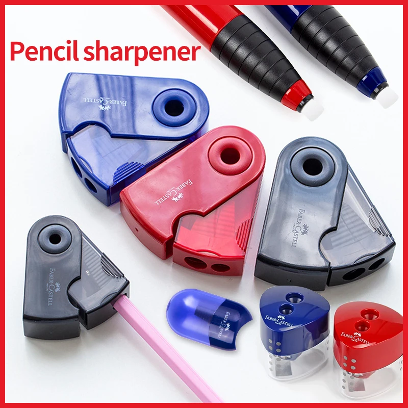 

Faber Castell Single/Double Hole Multifunctional Pencil Sharpener Charcoal/Sketch Pencil Sharpeners Office School Stationery