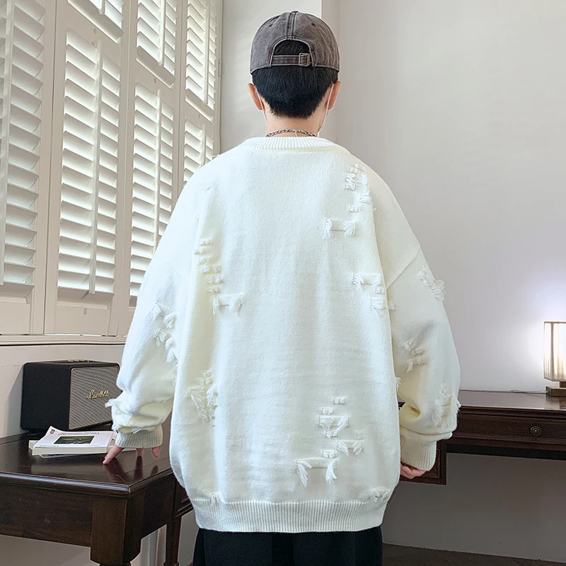 Новинка Осень-зима 2024 модные повседневные мягкие теплые мужские свитера