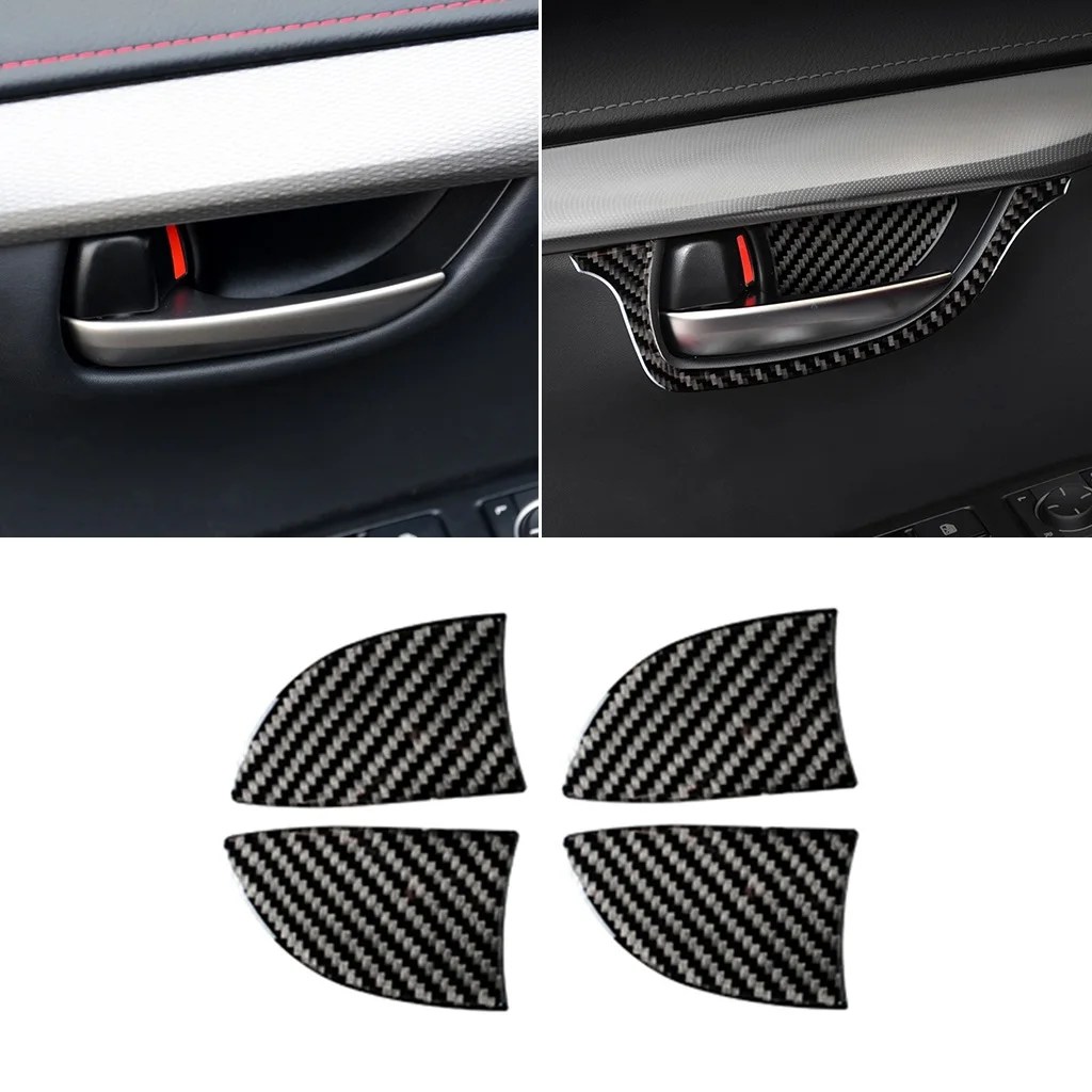 

Carbon fiber Interior door bowl sticker trim For Lexus NX200T 300 300H 2014-2019