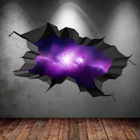 galaxy wall decal space planet decal universe wall sticker 3d wall stickers vinyl wall mural stars wall mural