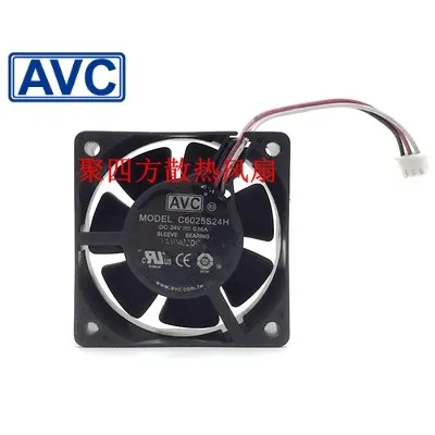 Охлаждающий вентилятор для AVC C6025S24H 6025 0,16a 24 в 6 см 60 мм
