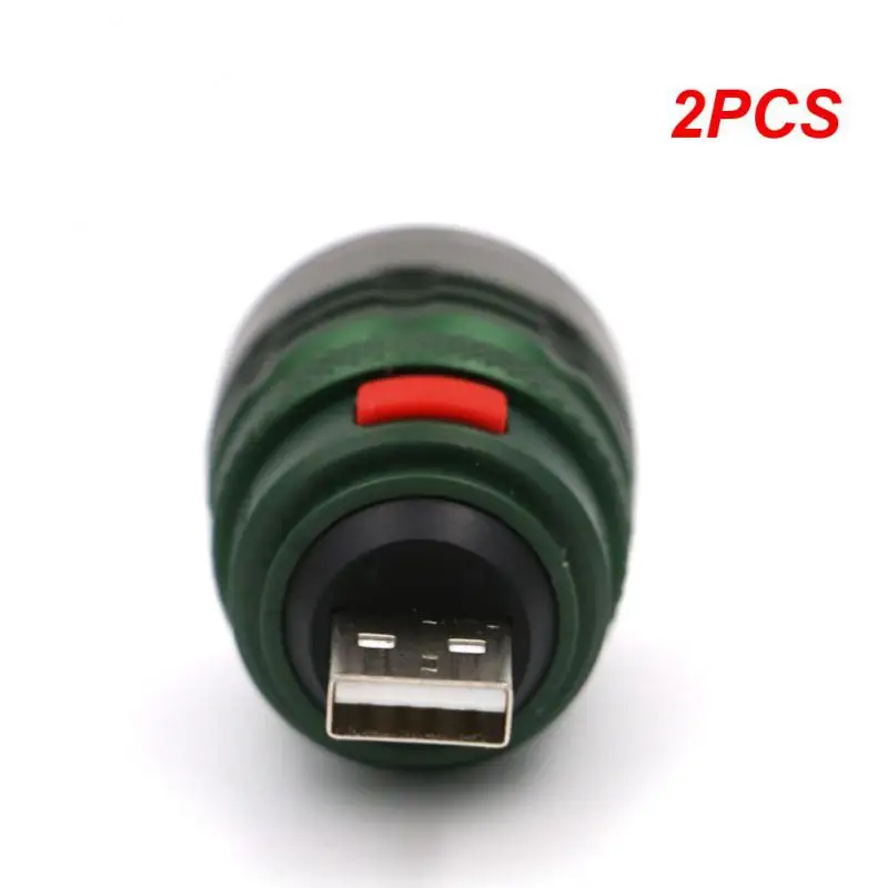 

2PCS Ultra Bright Portable USB Flashlight mini zoomable 3 modes USB Flash light lanterna Power by USB interface power bank
