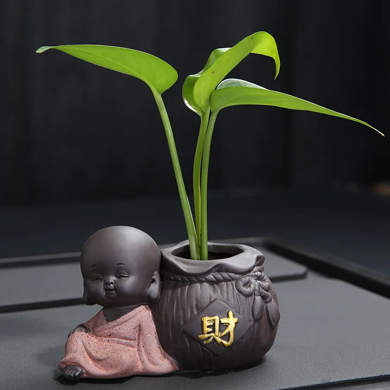 Креативная ваза для цветов в стиле монах водной культуры декоративные