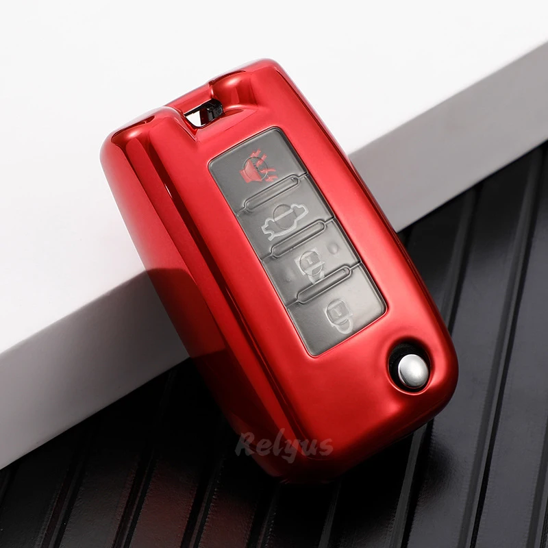 

Чехол для автомобильного ключа из ТПУ, защитный чехол для ключа Dongfeng venled D60 Plus T60 T70 T90, аксессуары для автомобиля