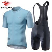 rion motocross mens cycling jersey 2022 pro team bicycle bib shorts sets race mountain bike triathlon maillot outfit reflective