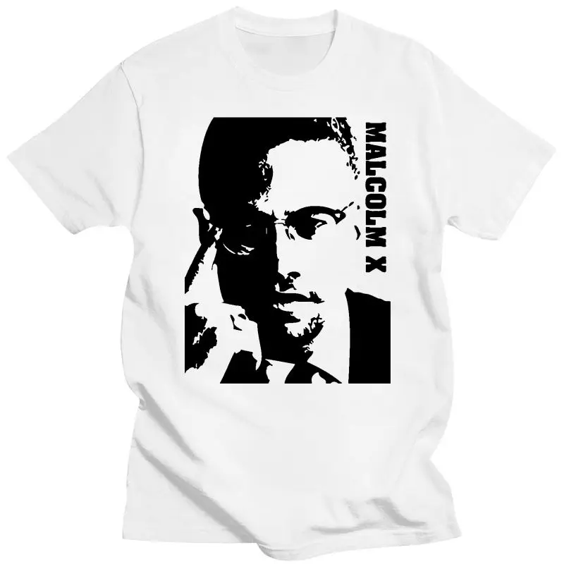 

Camiseta MALCOM X para hombre, ropa con foto de Nation Islam, MALCOM X, Cool 1248