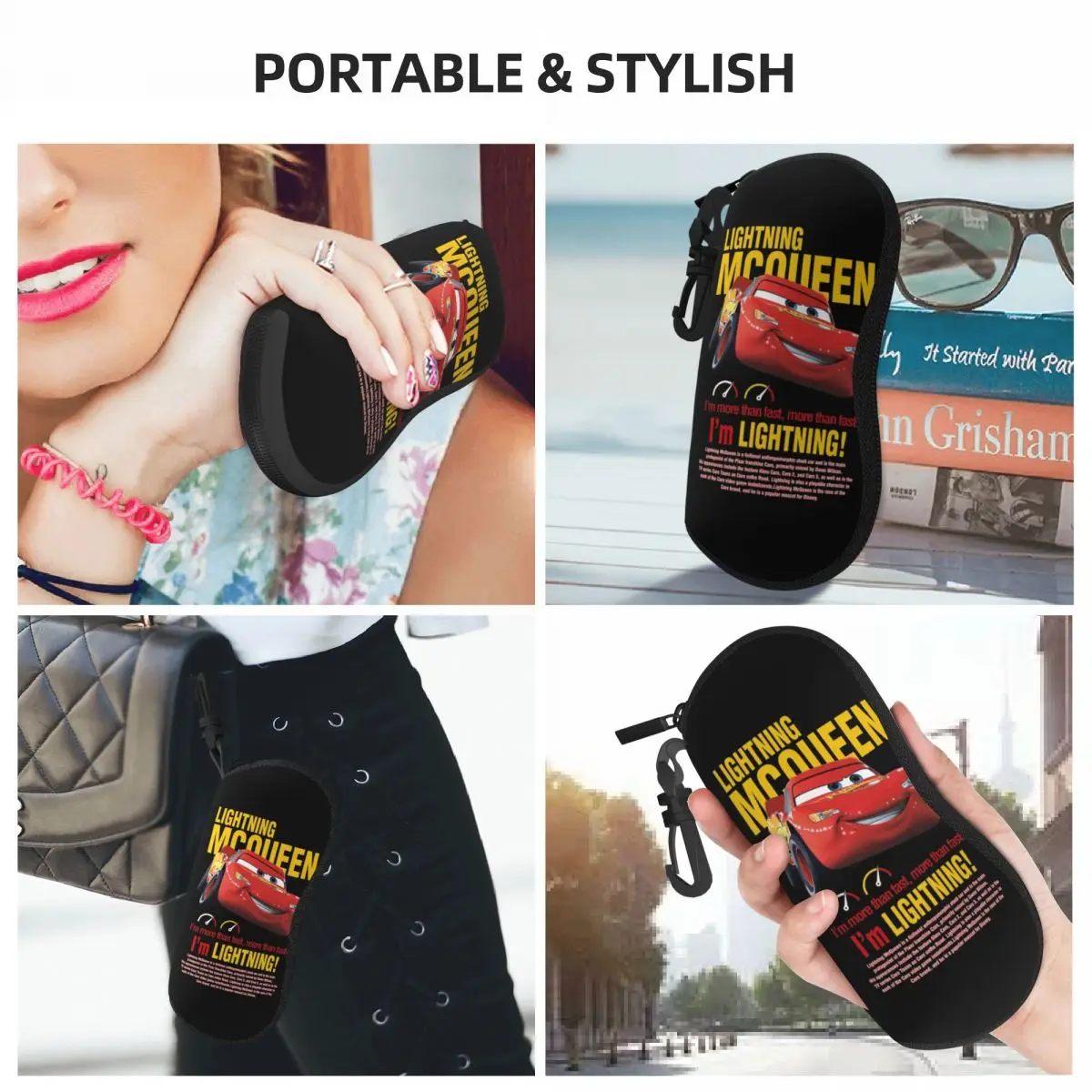 Молния Маккуин автомобили Pixar фотоаксессуары Защитный Контейнер для очков