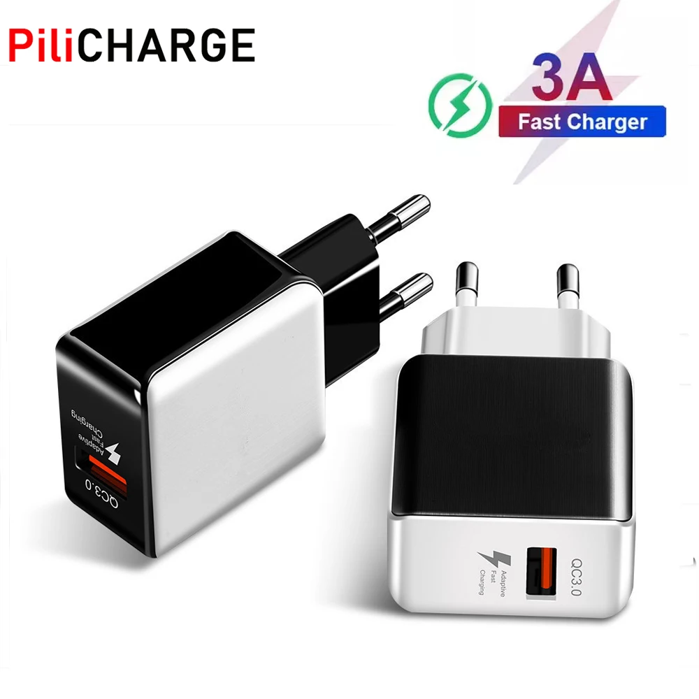 USB 20W Quick Charger Adapter QC Travel Adapter Universal Portable Chargers for Oneplus 9 pro Samsung S22 Ultra iphone 13 Mini