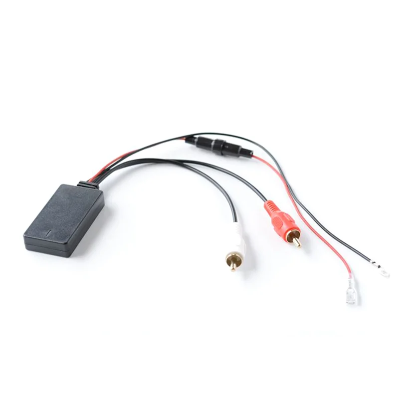 

Car Radio RCA Bluetooth Adapter Stereo 2RCA Wireless AUX Audio Wiring for DVD CD Computer Speaker