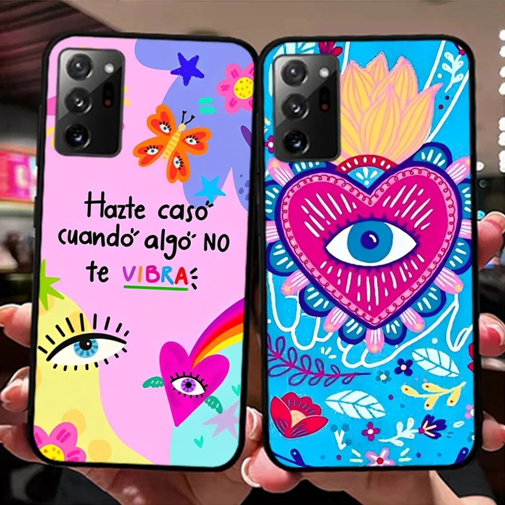 

Lucky Eye Blue Evil Eye Print Phone Case For Samsung Note 8 9 10 20 pro plus lite M 10 11 20 30 21 31 51 A 21 22 42 02 03