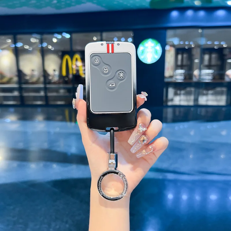 Чехол для автомобильного ключа чехол Renault Kaptur Captur Logan Laguna Zoe Koleos Danilo Nema Fluence Megane 2 3