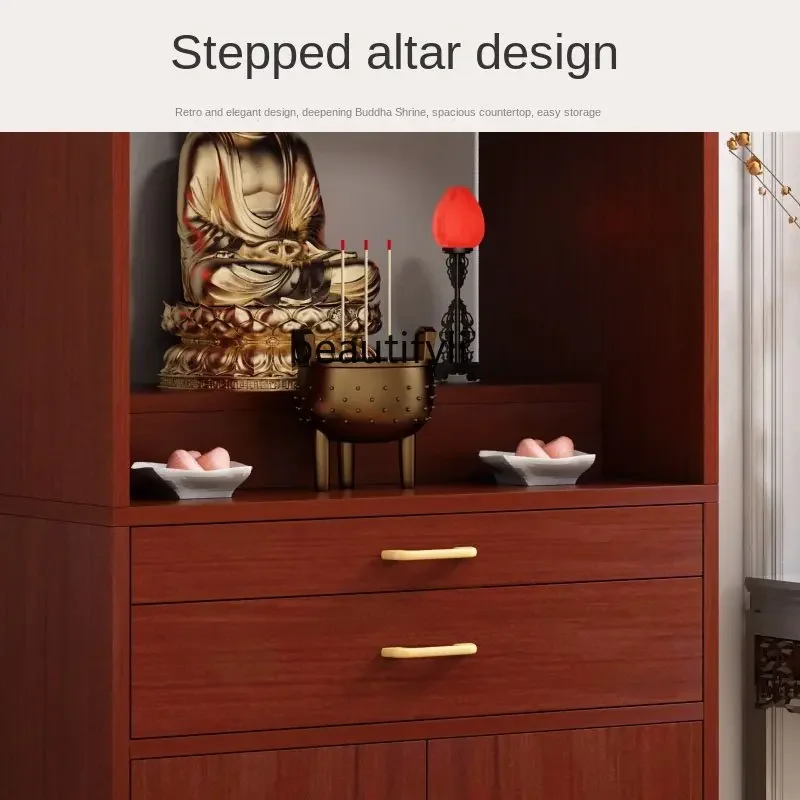 ZqBuddha нишевой алтарь домашний минималистический буддистский храм стойка