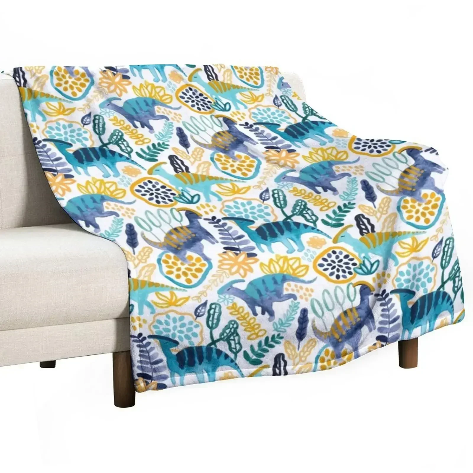 Гуашь Parasaurolophuses пледы одеяла для детей утяжеленные модные диванов