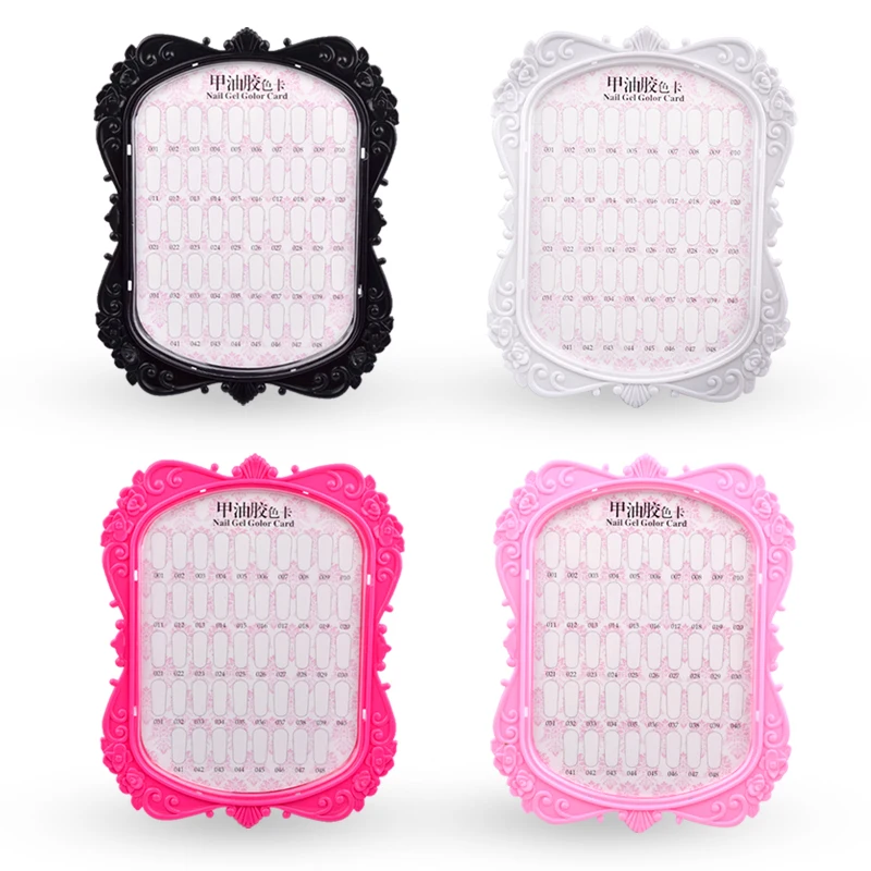 

Professional Model Nail Gel Polish Color Display Box Book Dedicated 48 Color Card Chart Painting Manicure Nail Art Tools